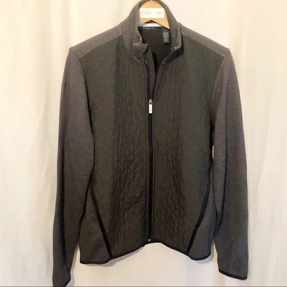 Perry Ellis Heather Principals Jacket, Gray, Med. - Picture 1 of 8